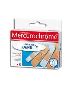 Mercurochrome Pansements Universel Famille X50