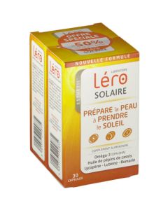 Léro Solaire Peaux Sensibles Lot de 2 Boîtes de 30 Capsules