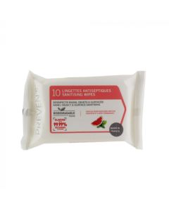 Preven's Lingettes Antiseptiques Pamplemousse Menthe x 10