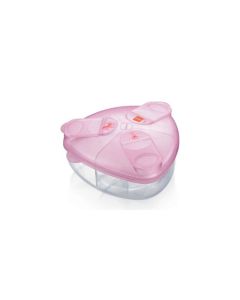 MAM Boîte Doseuse de Lait 3 Compartiments - Coloris Aléatoire