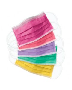 Masques Chirurgicaux Type 2R Mix Couleurs Boite de 50