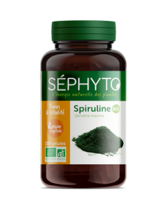 Séphyto Spiruline Bio 200 Gélules 