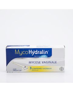 Mycohydralin 200mg 3 comprimés vaginaux