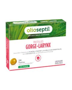 Olioseptil Pastilles Gorge Larynx Miel Plantes 24 Pastilles