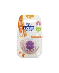 Bébisol Sucette Physiologique Silicone 0 à 6 Mois