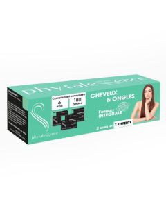Phytalessence Cheveux et Ongles 60 gélules x2 + 1 boite offerte