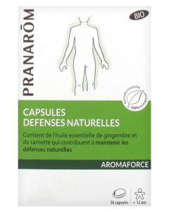Pranarôm Aromaforce Capsules Défnse Naturelles Bio 30 capsules