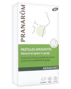 Pranarôm Aromaforce Pastilles Apaisante Bio 21 pastilles