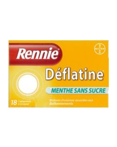 Rennie Deflatine Comprimés à Croquer x18