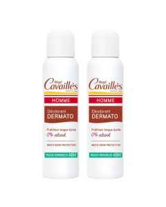 Rogé Cavaillès Homme Déodorant Dermato Peaux Sensibles 48H Lot de 2 x 150 ml