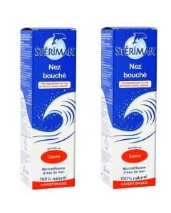 Stérimar Nez Bouché Solution Hypertonique Cuivre Lot de 2x100ml