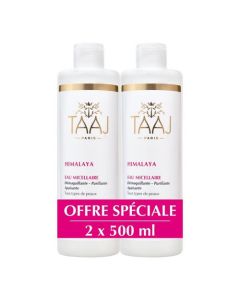 Taaj Himalaya Eau Micellaire Lot de 2x500ml