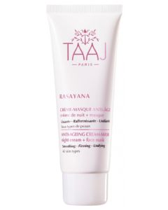 Taaj Rasayana Crème Masque Anti-âge Crème de Nuit 75ml
