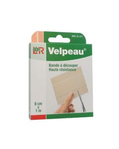Velpeau Bande à Découper Haute Résistance 1mx8cm
