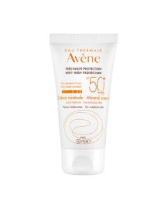 Avène Solaire Crème Minérale Spf50+ 50 ml