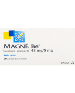 Magne B6 48mg/5mg Comprime 60