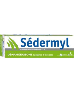 Sédermyl Chlorydrate d'Isothipendyl 0,75% Démangeaisons Piqûres d'Insectes Crème 35g