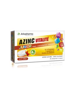 Arkopharma Azinc Vitalité Junior Cola 30 comprimés