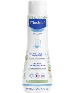 Mustela Lait de Toilette Sans Rinçage à L’Avocat Bio 200 ml