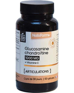 Nat&Form Premium Glucosamine Chondroïtine Gélules Végétales x60