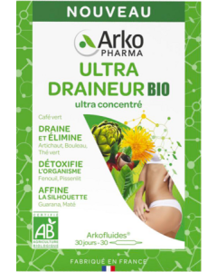 Arkopharma Arkofluides Bio Ultra Draineur Ampoule Buvable 10ml x30