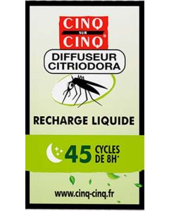 Cinq sur Cinq Recharge Diffuseur Citriodora Anti-Moustiques