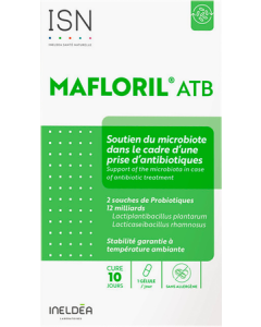 Ineldea Isn Mafloril Atb Soutien du Microbiote dans le Cadre D'Une Prise D'Antibiotiques Gélules x10