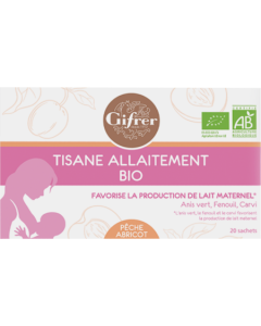 Gifrer Tisane Allaitement Bio Peche Abricot Sachet 20