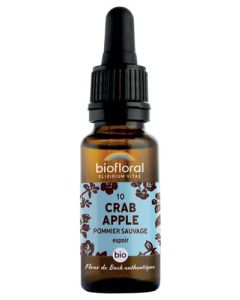 Biofloral 10 Crab Apple. Pommier Sauvage Compte Gouttes Bio Demeter 20ml