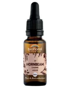 Biofloral 17 Hornbeam. Charme Compte Gouttes Bio Demeter 20ml