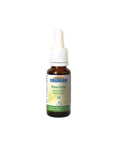 Biofloral 34 Water Violet. Violette D'eau Compte Gouttes Bio Demeter 20ml