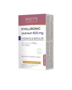 Biocyte Hyaluronic Jour / Nuit 400 mg Anti-Âge 30x2 gélules