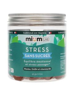 Mium Lab Stress Sans Sucre Gummies x42