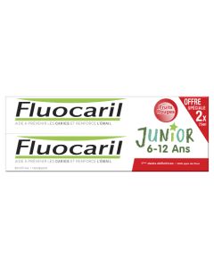 Fluocaril Junior Fruits Rouges Dentifrice 2x75 ml