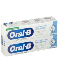 Oral-B Pro-Repair Original Gencives & Émail Lot de 2 x 75 ml