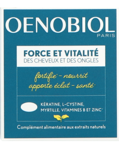 Oenobiol Capillaire Force Vitalite Comprime 60